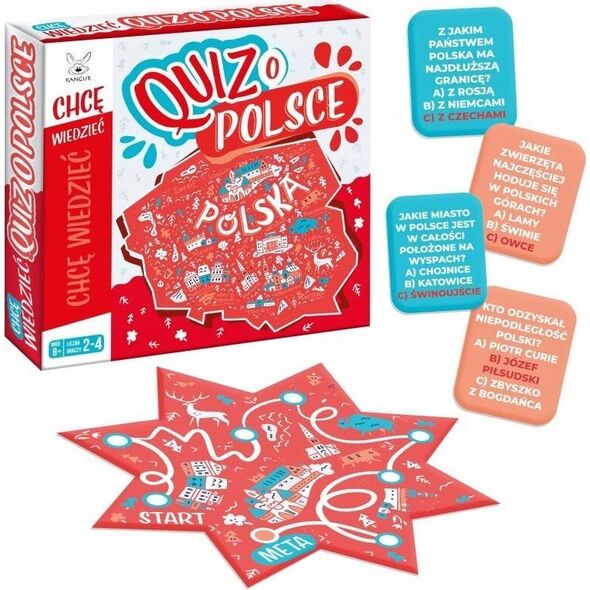 Kangur Chcę wiedzieć Quiz o Polsce 40339