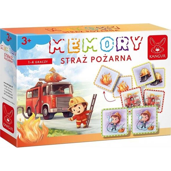 Kangur Gra Memory Straż pożarna 41107