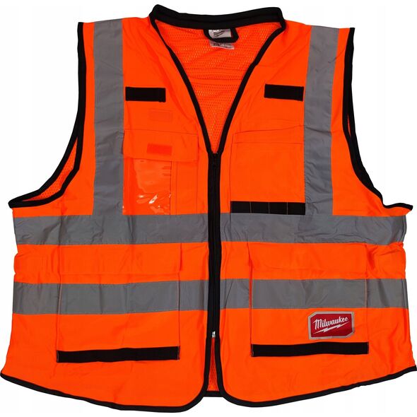 Milwaukee MILWAUKEE KAMIZELKA ODBLASKOWA POMARAŃCZOWA 2XL/3XL PREMIUM