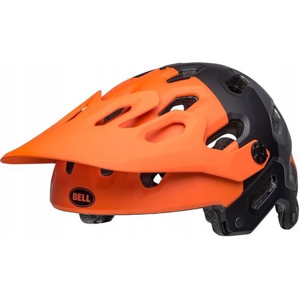 Bell Kask full face BELL SUPER 3R MIPS matte orange black roz. S (52–56 cm) (NEW)