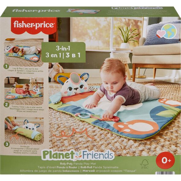 Mattel Fisher-Price Rolli-Roll Panda Play Mat