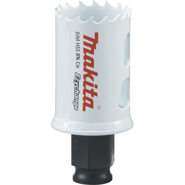Makita MAKITA HOLE SAW BIM HSS-Co 8% 32mm EZYCHANGE ΜΕΤΑΛΛΟ, ΑΤΣΑΛΙ, ALU, ΞΥΛΟ, PVC