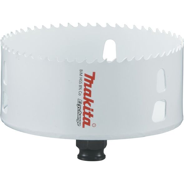 Makita MAKITA HOLE SAW BIM HSS-Co 8% 111mm EZYCHANGE ΜΕΤΑΛΛΟ, ΑΤΣΑΛΙ, ALU, ΞΥΛΟ, PVC