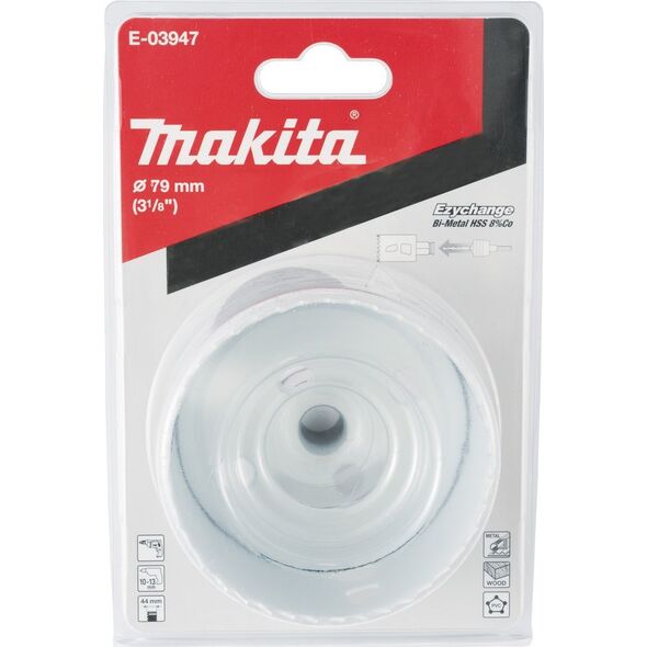MAKITA MAKITA OTWORNICA BIM HSS-Co 8% 79mm EZYCHANGE ΜΕΤΑΛΛΟ, ΧΑΛΥΒΑΣ, ΑΛΟΥΜΙΝΙΟ, ΞΥΛΟ, PVC