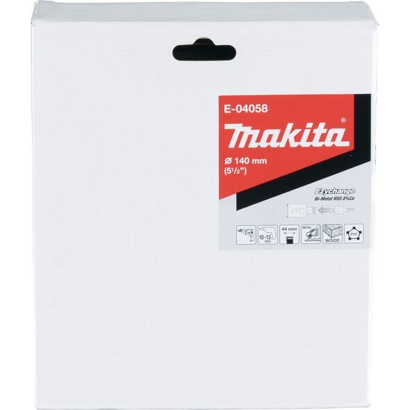 MAKITA MAKITA OTWORNICA BIM HSS-Co 8% 140mm EZYCHANGE ΜΕΤΑΛΛΟ, ΧΑΛΥΒΑΣ, ΑΛΟΥΜΙΝΙΟ, ΞΥΛΟ, PVC