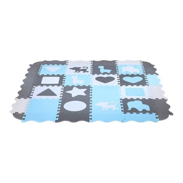 NILS Fun MD03 MATA DZIECIĘCA PUZZLE KOJEC MINT 36 ELEMENTÓW 140x140CM NILS FUN