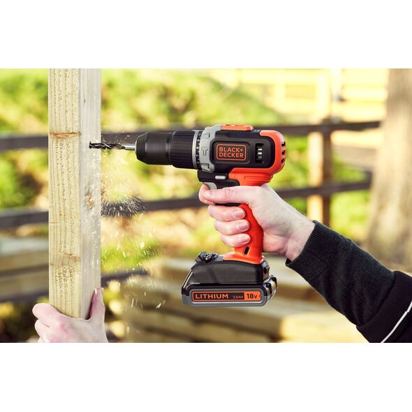 Wiertarko-wkrętarka Black&Decker Black+Decker CD003MEM2K-QW Akku-Hammer