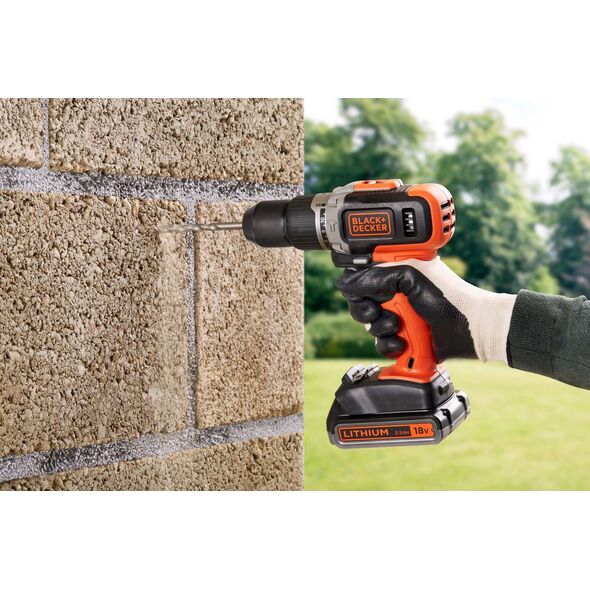 Wiertarko-wkrętarka Black&Decker Black+Decker CD003MEM2K-QW Akku-Hammer