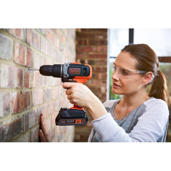 Wiertarko-wkrętarka Black&Decker Black+Decker CD003MEM2K-QW Akku-Hammer