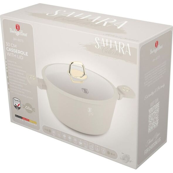 Berlinger Haus GARNEK TYTANOWY Z POKRYWĄ 30cm BERLINGER HAUS BH-8073 SAHARA