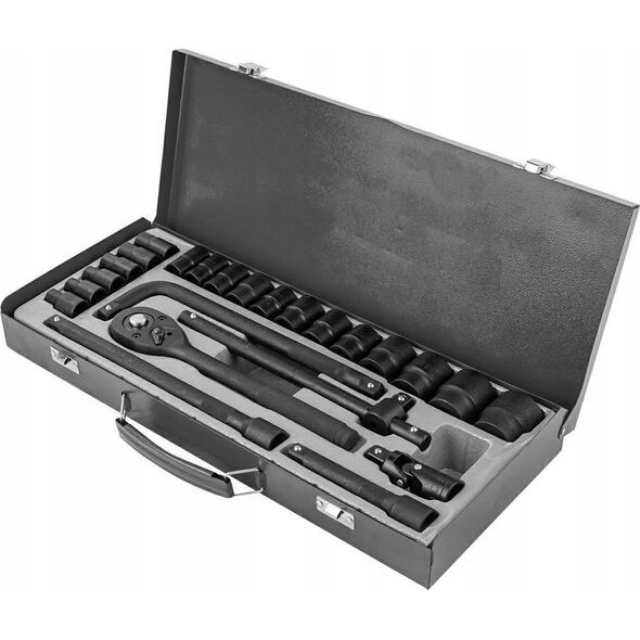 Zestaw narzędzi Forcekraft Zestaw narzędzi 1/2" 24el. (8-32mm) (6-kątnych)