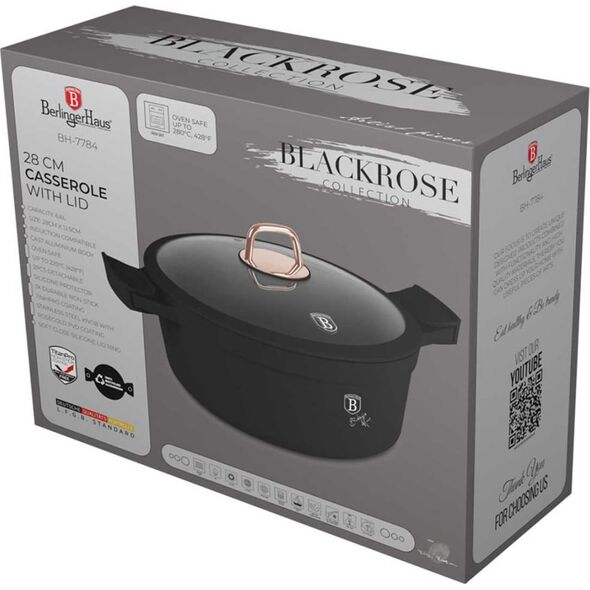 GARNEK 28cm BERLINGER HAUS BH-7784 BLACK ROSE