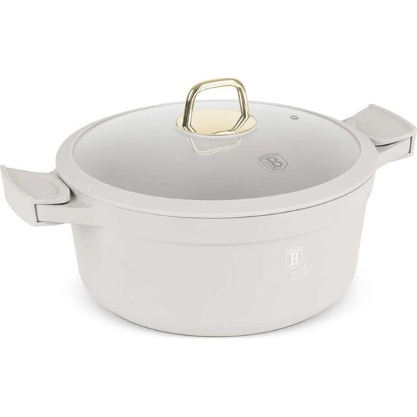 GARNEK TYTANOWY Z POKRYWĄ 28cm BERLINGER HAUS BH-7788 SAHARA