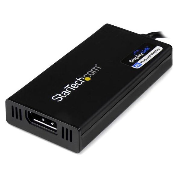 Adapter USB StarTech USB - DisplayPort Czarny  (USB32DP4K)