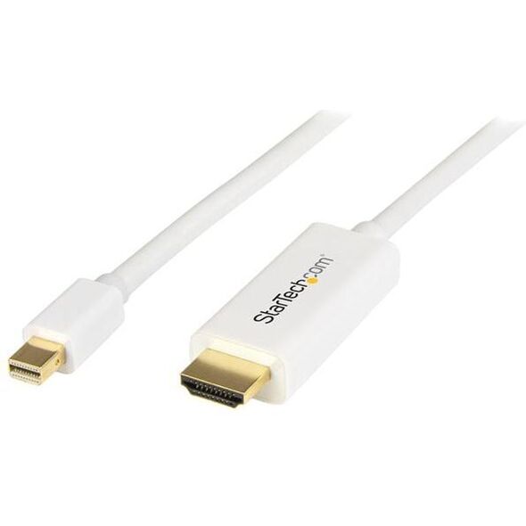Kabel StarTech DisplayPort Mini - HDMI 2m biały (MDP2HDMM2MW)