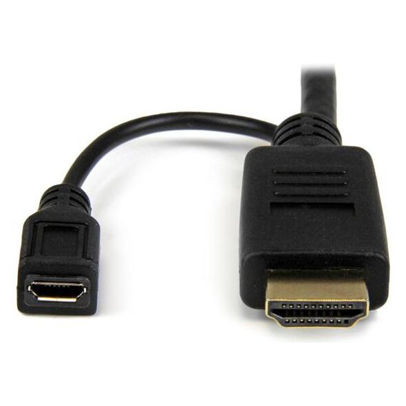 Kabel StarTech HDMI - D-Sub (VGA) + micro USB 0.9m czarny (HD2VGAMM3)