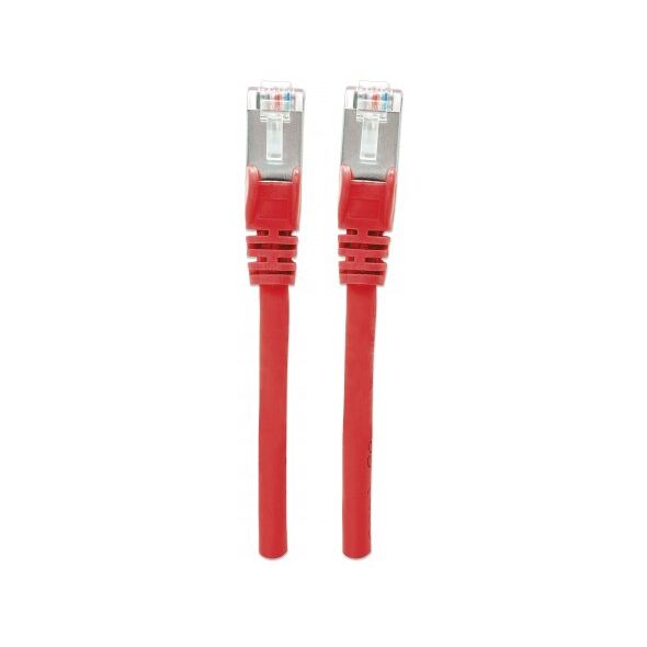 Intellinet Network Solutions Patchcord Cat6A, SFTP, 10m, czerwony (736879)