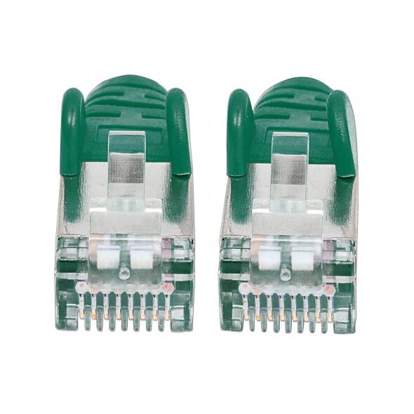 Intellinet Network Solutions Patchcord, Cat6A, S/FTP, LSOH, 7.5 m, zielony (350655)