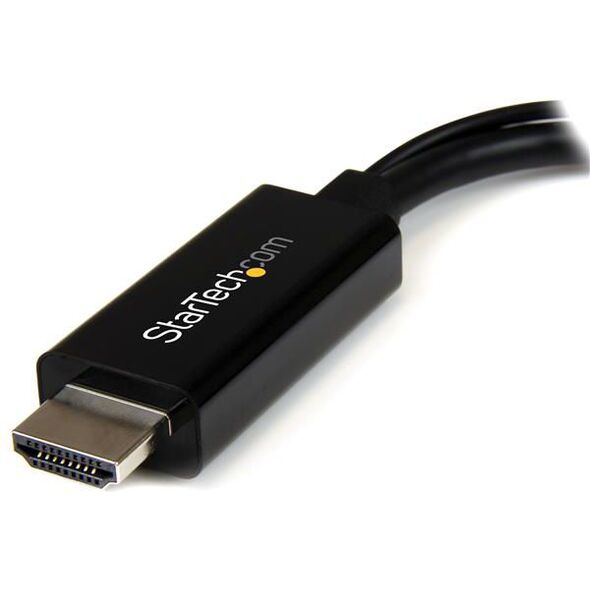 Adapter AV StarTech HDMI - DisplayPort + USB-A czarny (HD2DP)