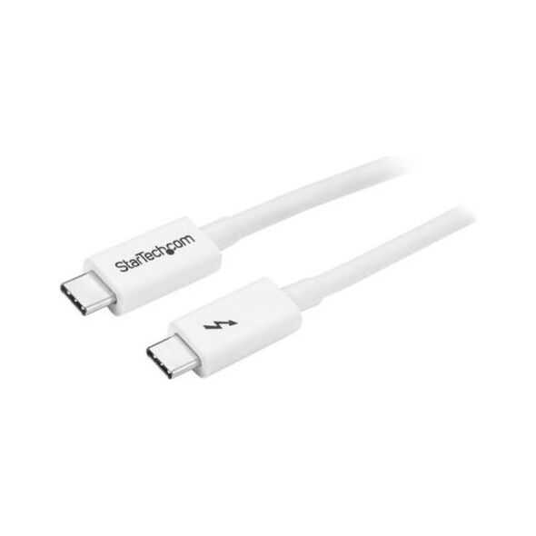 Kabel USB StarTech USB-C - USB-C 2 m Biały (TBLT3MM2MW)