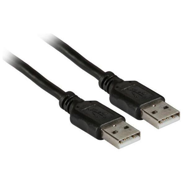 Kabel USB EFB USB-A - USB-A 3 m Czarny (K5253SW.3)