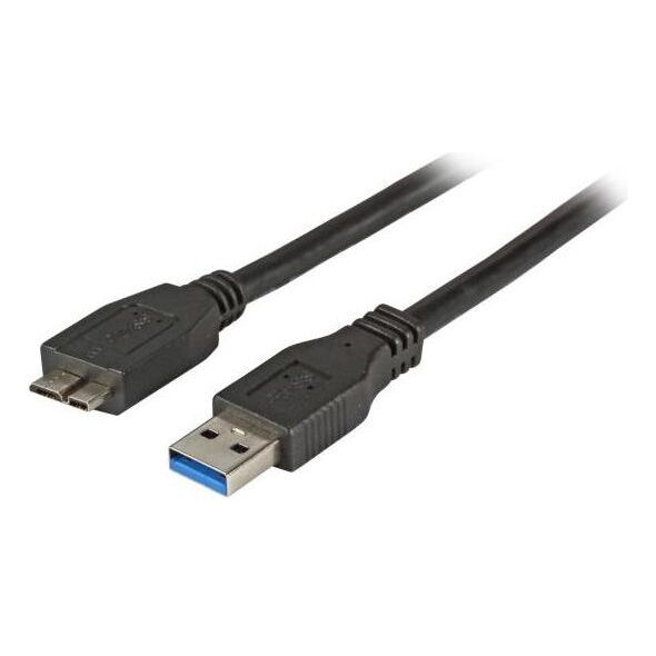 Kabel USB EFB USB-A - 1 m Czarny (K5295SW.1)