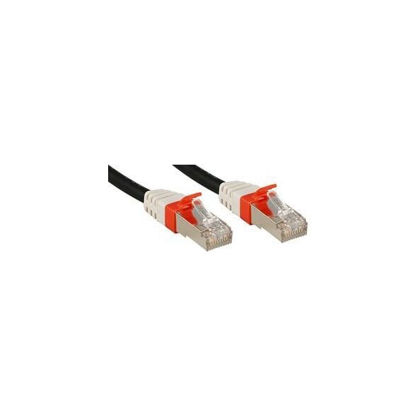 Lindy Patchkabel Cat6(A) SSTP / S/FTP PIMF schwarz 1.00m 10G (45363)