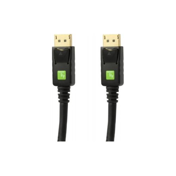 Kabel Techly DisplayPort - DisplayPort 0.5m czarny (ICOC-DSP-A-005)