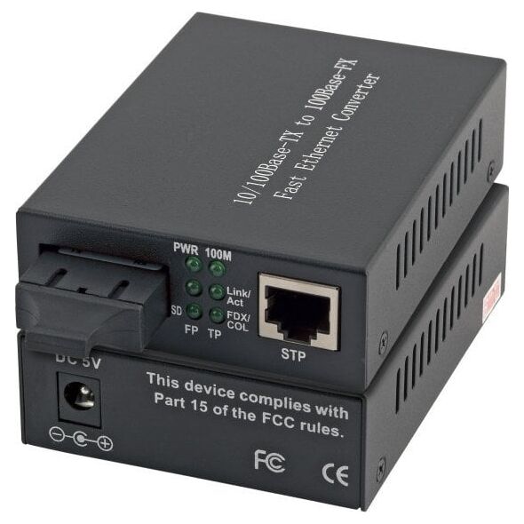 Konwerter światłowodowy EFB EFB Media Konverter Gigabit MM/SM 10/100/1000T-1000BaseLX-SC
