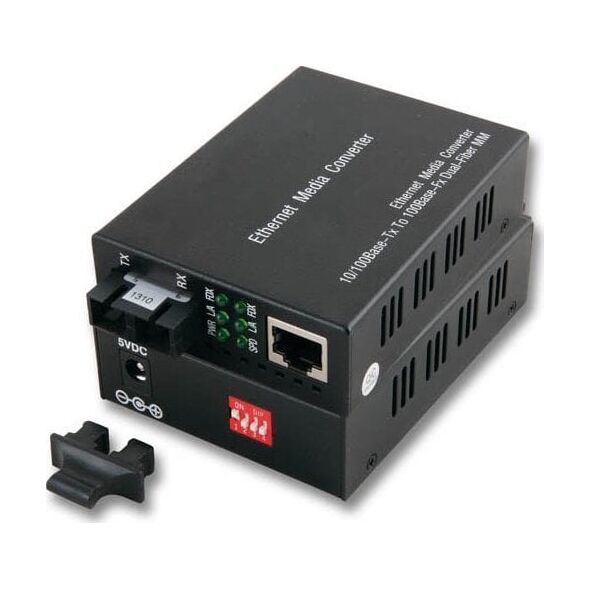 Konwerter światłowodowy EFB Media Konverter RJ45-STP/SC 2km, Fast Ethernet, MM