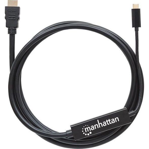 Kabel USB Manhattan USB-C - HDMI 2 m Czarny (151764)