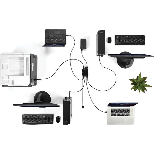 HUB USB StarTech 4x USB-B  + 4x USB-A 3.0 (HBS304A24A)