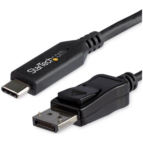 Kabel USB StarTech USB-C - 1.8 m Czarny (CDP2DP146B)