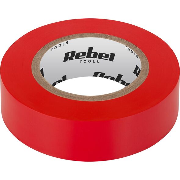 Rebel Taśma izolacyjna klejąca REBEL (0,13 mm x 19 mm x 20 yd) czerwona