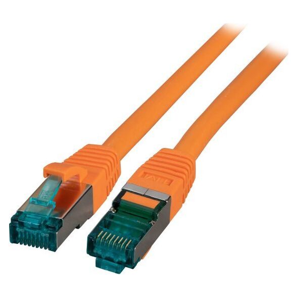 EFB EFB RJ45 Patchkabel S/FTP, Cat.6A, LSZH, 1m, orange