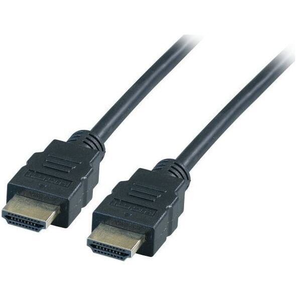 Kabel EFB EFB HighSpeed HDMI Kabel,Ethernet 4K30Hz A-A St-St,0,5m,schw