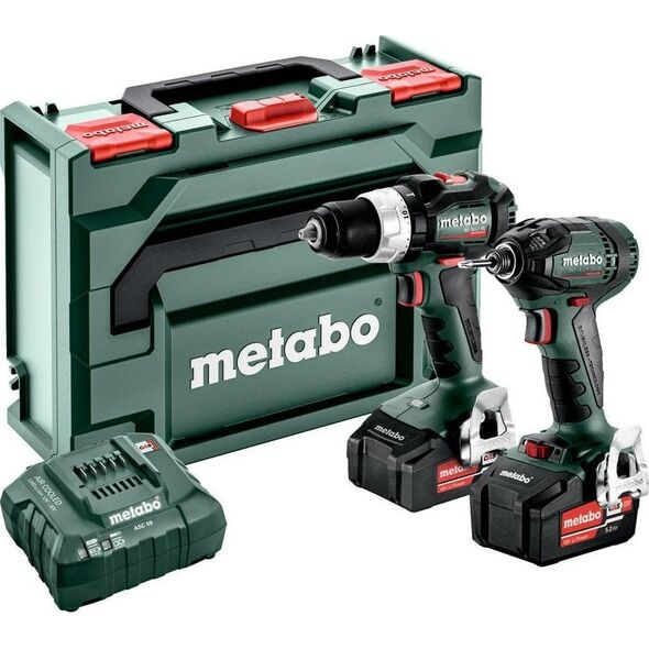 Zestaw elektronarzędzi Metabo METABO.ZESTAW COMBO 18V 2.1.18 (BS 18 LT BL +SSD 18 LTX 200 BLL) 2x5,2Ah METABOX