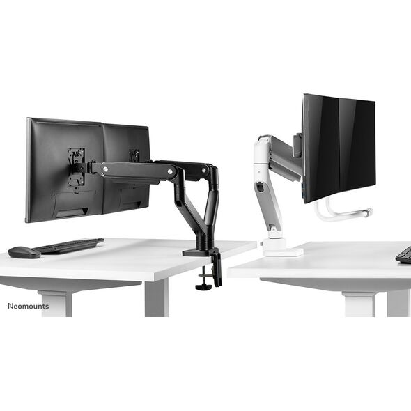 Neomounts Uchwyt biurkowy na 2 monitory 17" - 32" (DS75-450WH2)