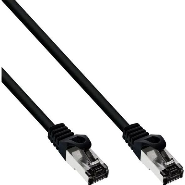 InLine INLINE Patchkabel Cat.8.1 S/FTP PiMf 2000MHz halogenfrei Kupfer schwarz 10m
