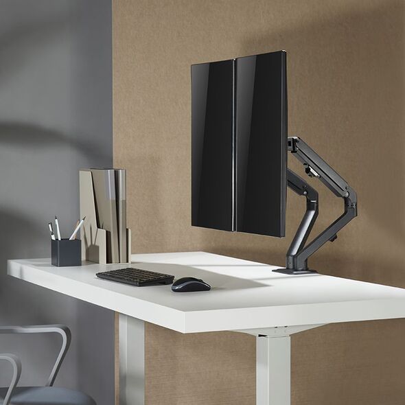 Hagor Uchwyt biurkowy na 2 monitory 17" - 27" (8705)