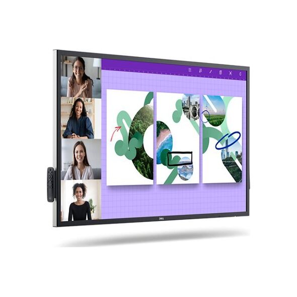 System interaktywny Dell DELL 55 4K Interactive Touch Monitor P5524QT 138,8cm 54,64Zoll IPS 3840x2160 16:9 350cd/m2 HDMI DP USB