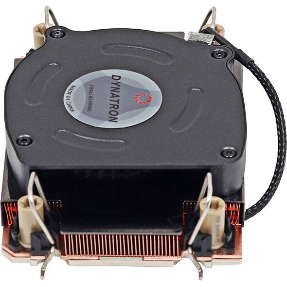 Chłodzenie CPU Dynatron DYNATRON N12 Intel CPU Kuehler 1U LGA4189-4-5 P4-P5 od P+ Kuehlkoerper Kupfer mit Vapour Chamber aktiv mit PWM und bis zu 205W TDP