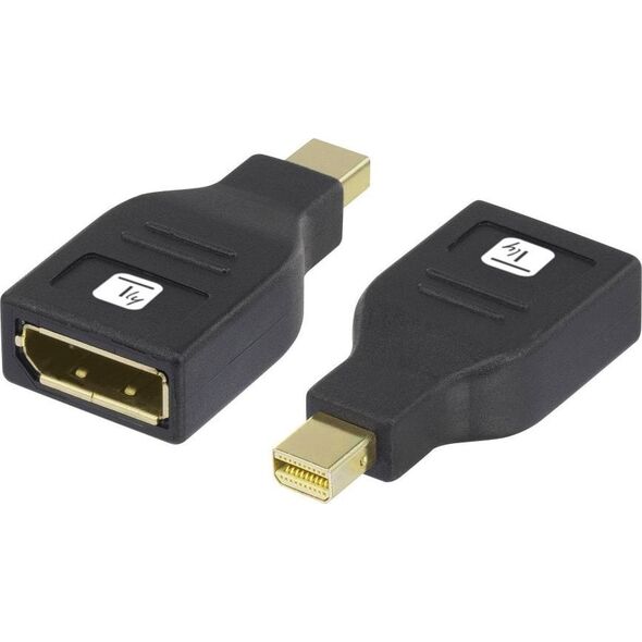 Adapter AV Techly TECHLY Adapter DisplayPort F auf Mini DisplayPort M 4K schwarz