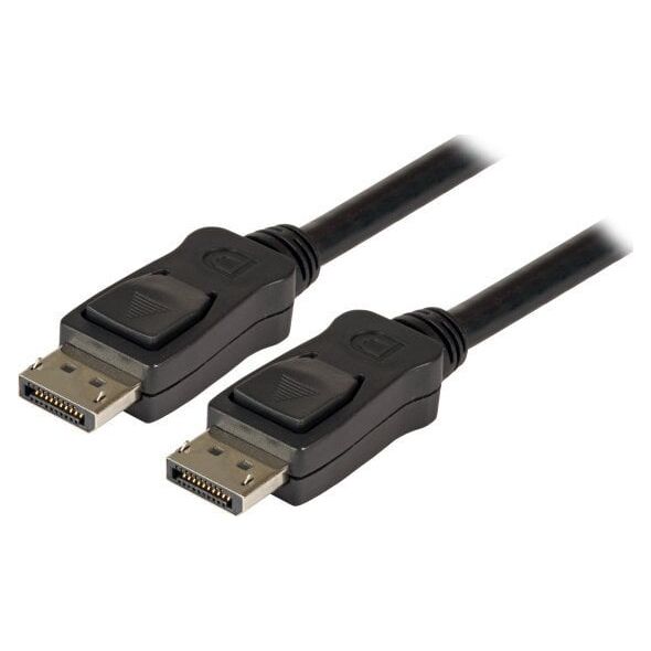 Kabel EFB EFB DisplayPort 2.0 Anschlusskabel DP Stecker - DP Stecker 10K60Hz schwarz 1m
