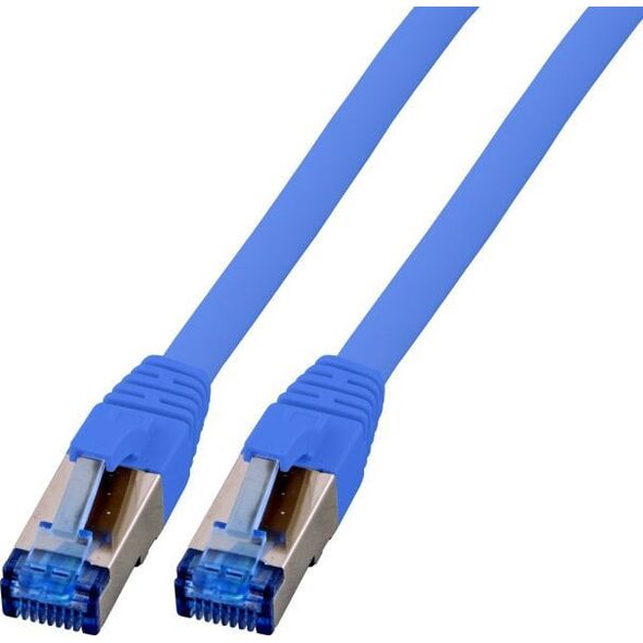 EFB EFB RJ45 Patchkabel S/FTP Cat6A Superflex LSZH BLAU Laenge 30m 10Gbit 500MhZ 100 Prozent Kupfer mit Cat 7 Rohkabel