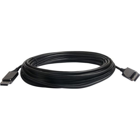 Kabel Techly TECHLY DisplayPort AOC Anschlusskabel 8K Glasfaser DisplayPort Kabel 20m schwarz Unempfindlich gegenueber elektromagn.Stoerungen