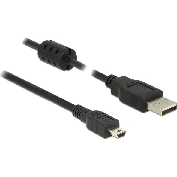 Kabel USB Delock DELOCK Kabel USB 2.0 Typ-A Stecker > USB 2.0 Mini-B Stecker 5,0 m schwarz