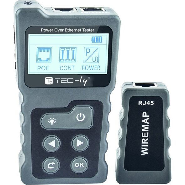 Terminal sieciowy Techly TECHLY Professioneller PoE RJ45 Tester