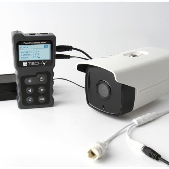 Terminal sieciowy Techly TECHLY Professioneller PoE RJ45 Tester