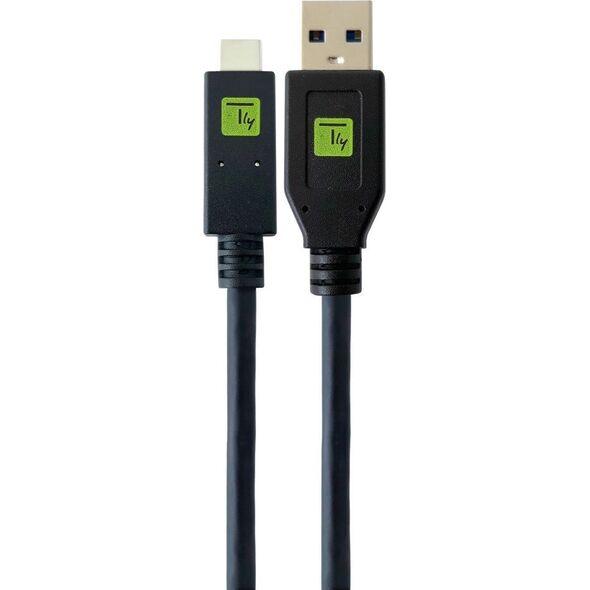 Kabel USB Techly TECHLY USB3.1 Kabel Stecker Typ-A - Stecker USB Typ-C Schwarz 1m